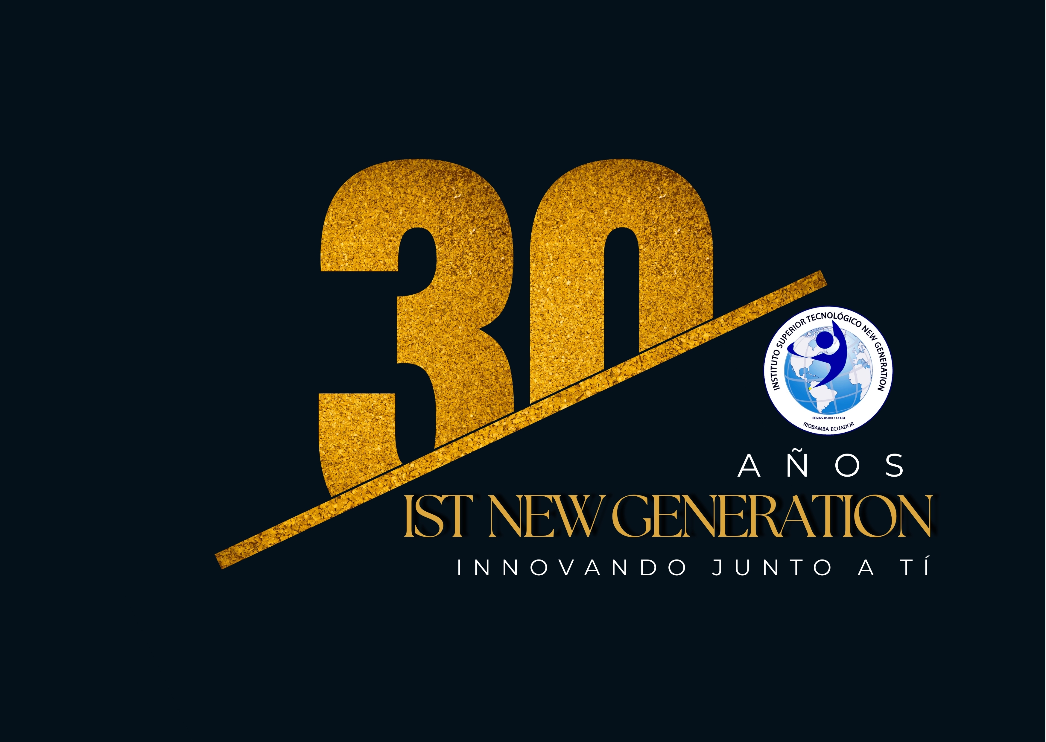 Gold Blue 50 Anniversary Card